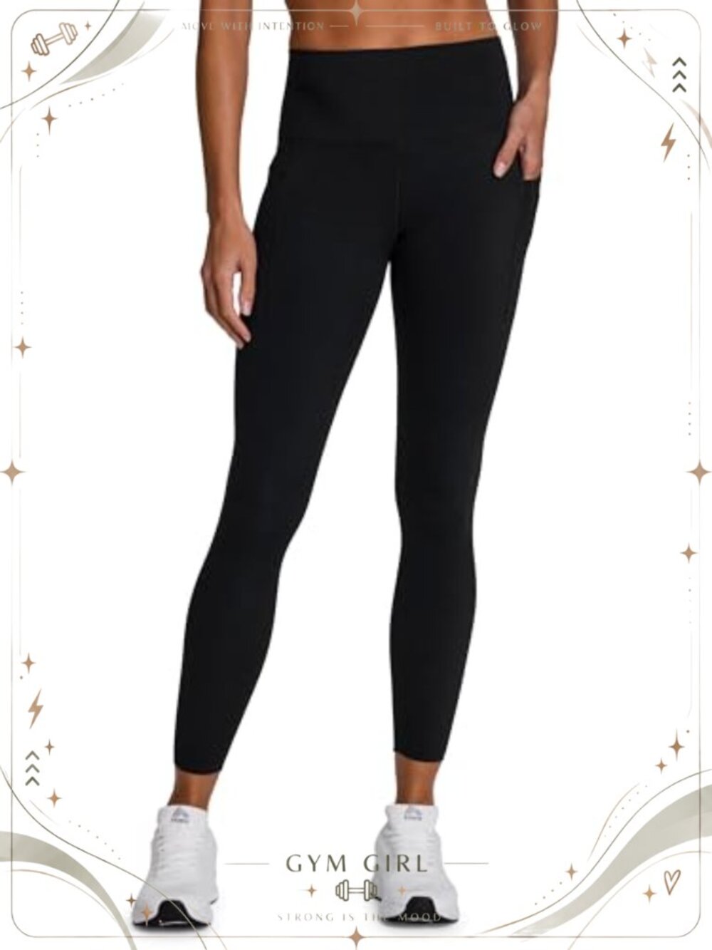 High Waist Squat Proof Yoga Leggings with Pockets
